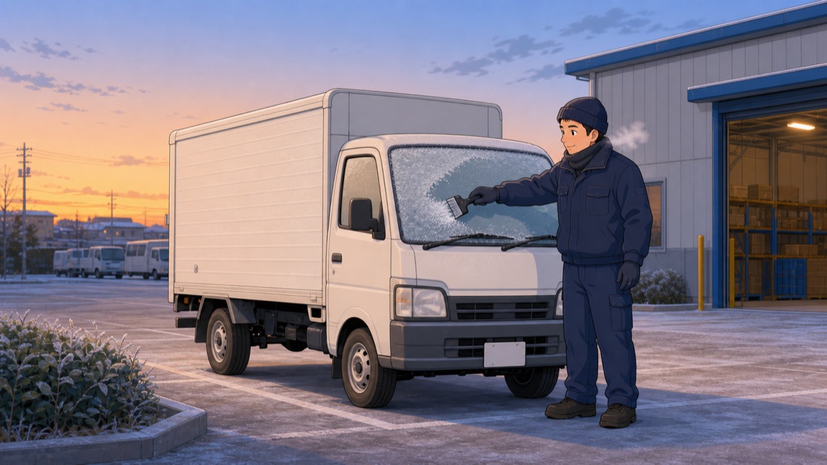 トラックドライバーの冬は何がきつい？現役20年の正直な話【結論：夏のほうがきつい】
